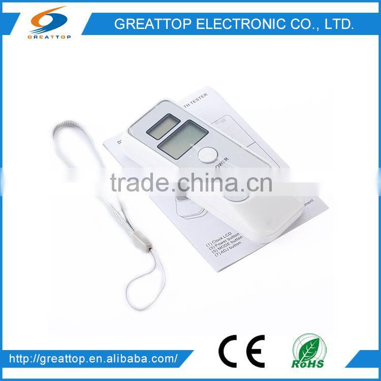 Wholesale China Market Digital Alcohol Tester With Lcd Clock