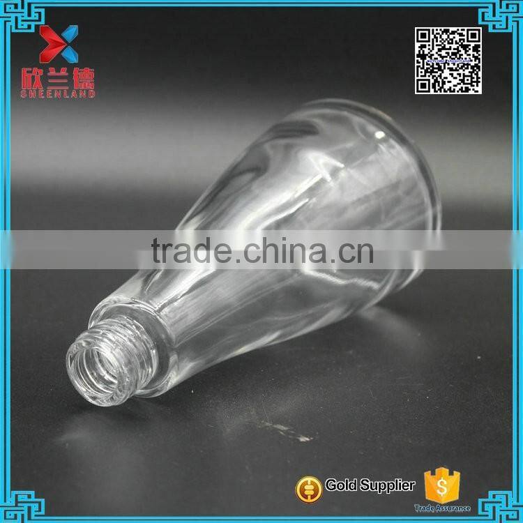 Home decor air fresher glass aroma scented reed diffuser bottle