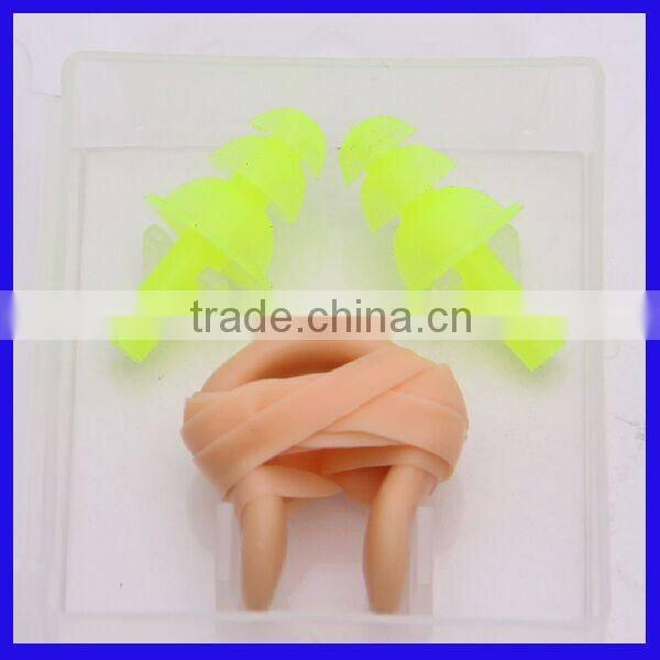 Soft Silicone Swimming Nose Clip And Ear Plug Set Earplug