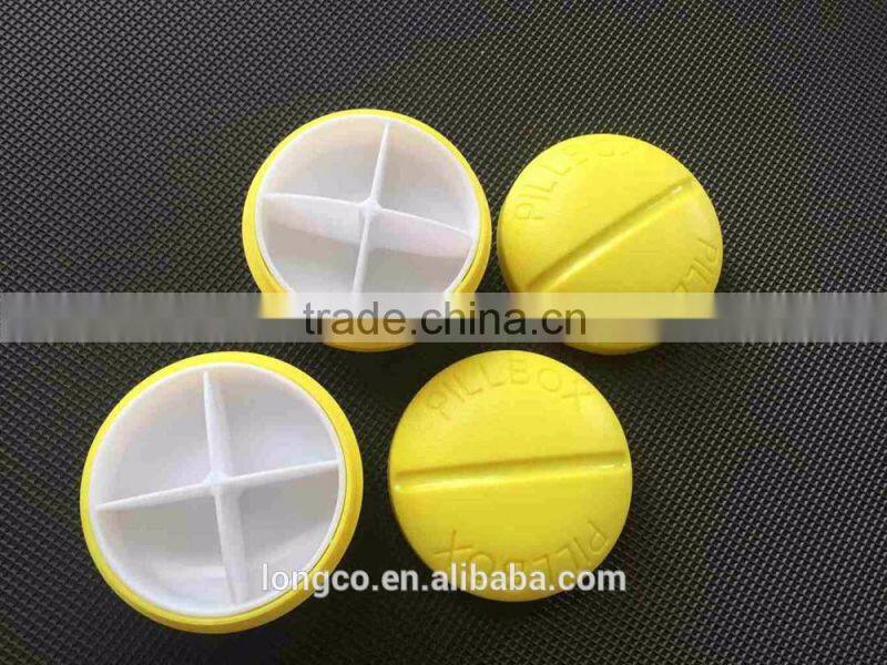 cute ,decorative pill boxes,custom design logo color 7 days medication plastic pill boxes bulk