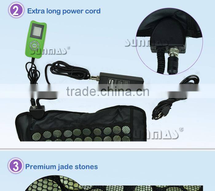 Sunmas HOT jade heat therapy products granite massage stones