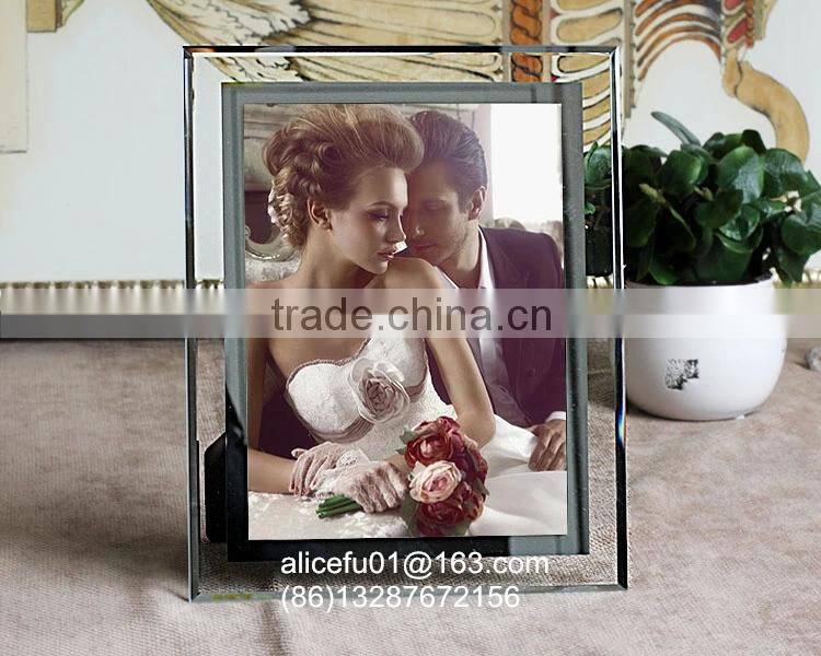 4x6 5x7 hanging beveled glass photo picture frame for home decor gifts