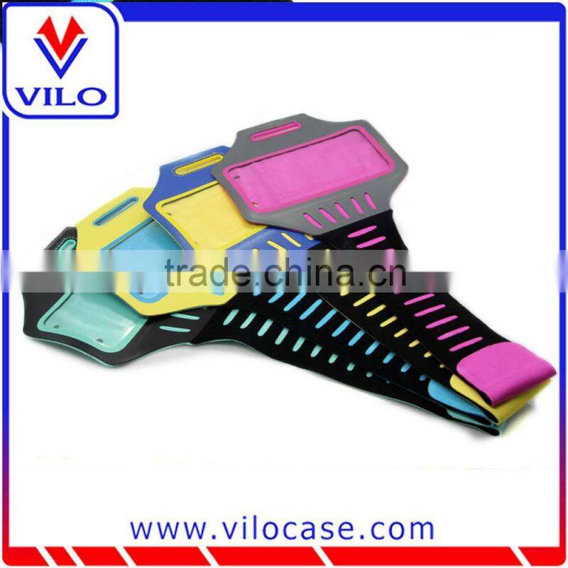 beautiful design card holder earphone jogging sports armband for running