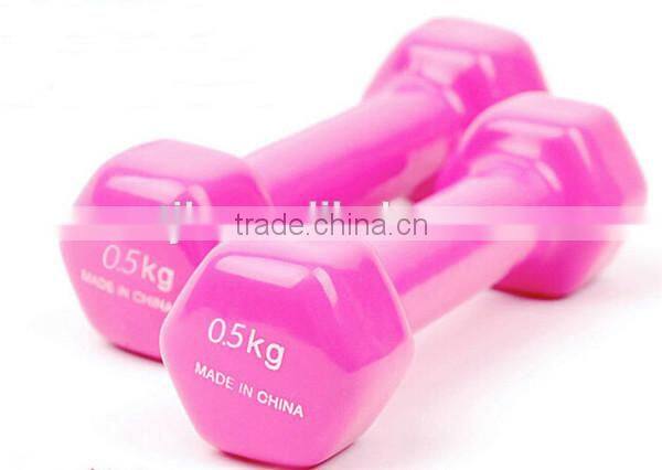 high quality PVC vinly DIPPING DUMBBELL for wholesale