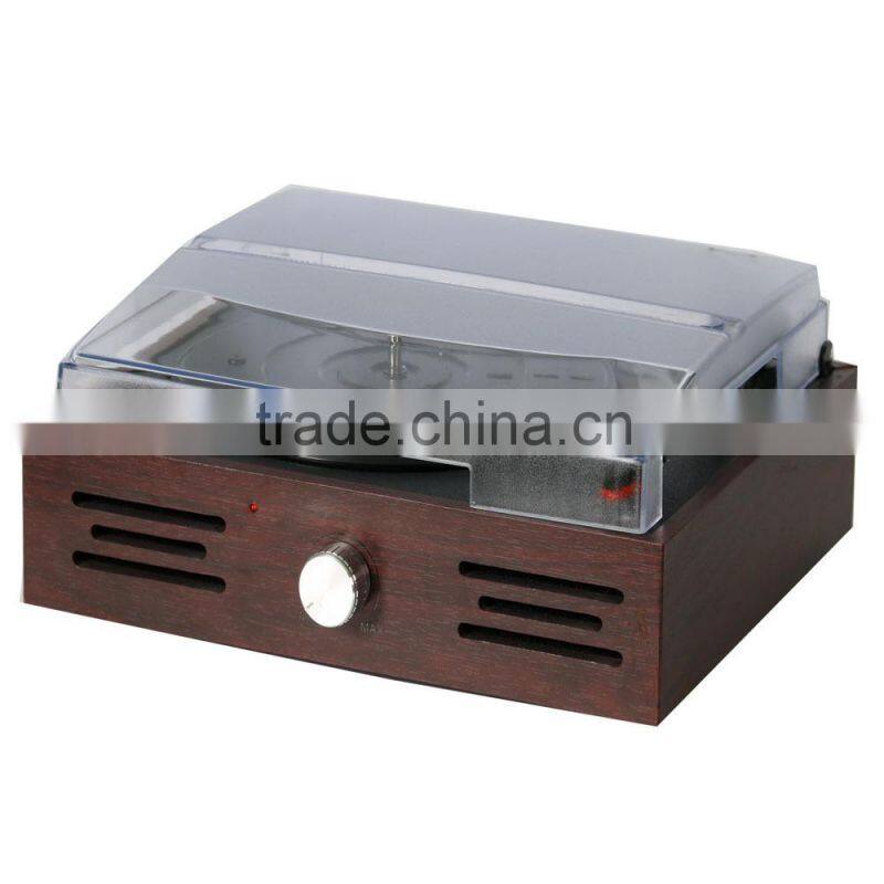 Best Retro wood Vintage Turntable Antique Record Player for LP player