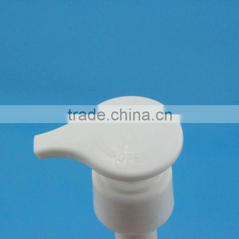Plastic lotion pump for body cream