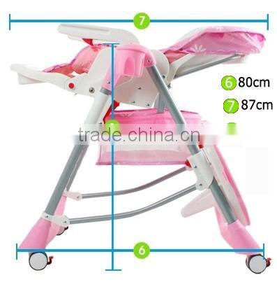 Hot Model kids High Chairs with adjustable footrest and EN14988 certificate