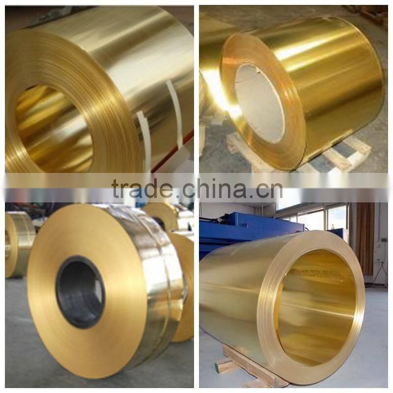 C2801 rolled copper alloy H60 copper zinc yellow brass strips