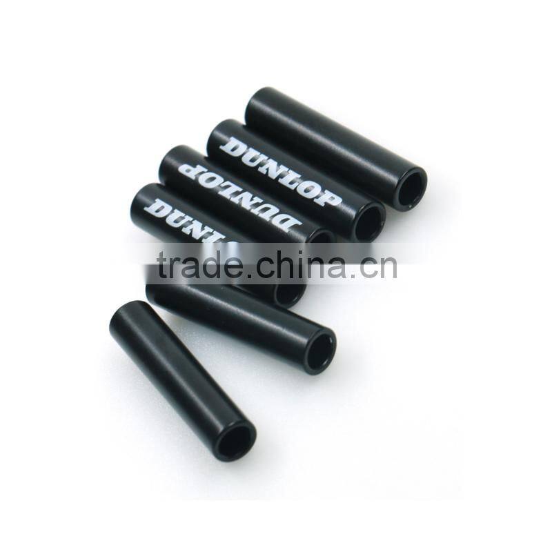 Customized Metal bag accessories cord end stopper/aluminium belt loop/tube