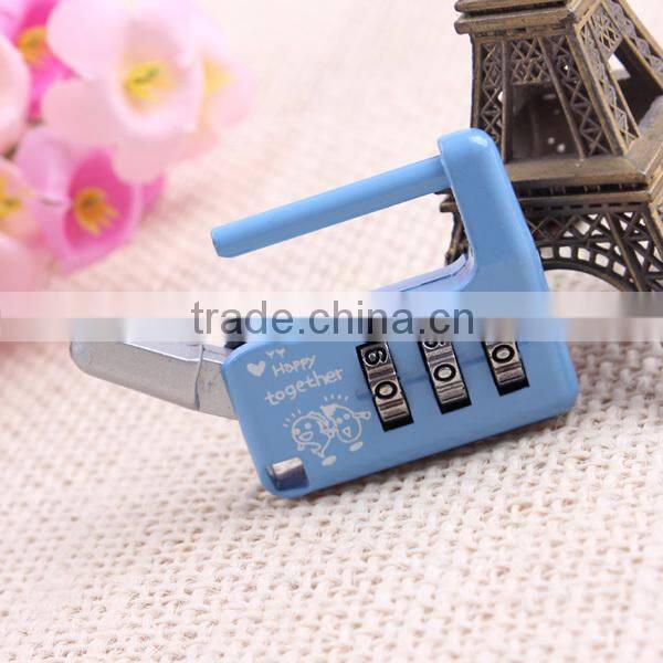 security product zinc alloy travel combination mini safe lock