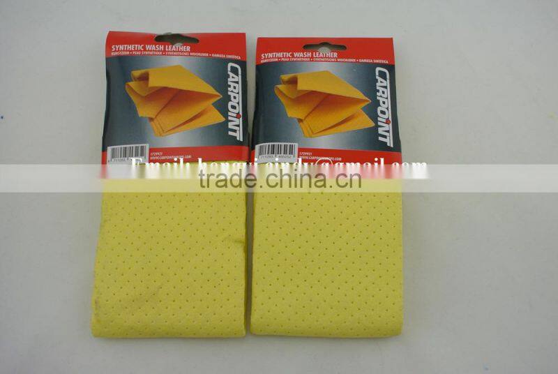 PU coating synthetic chamois car washing cloth
