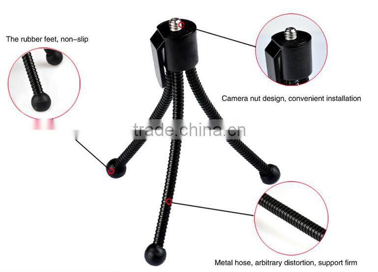 High quality fotian mini aluminum camera tripod,flexible tripod