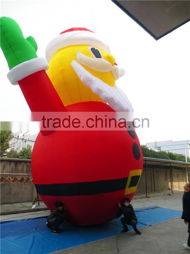 2015 high quality best-selling inflatable santa claus for christmas decoration