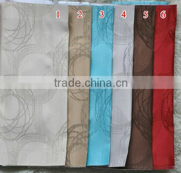 100% polyester curtain jacquard fabric