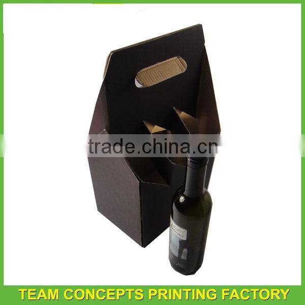 Creative paper 6 bottle cardboard wine box designs