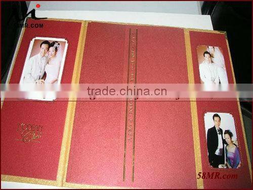 Wedding Photo Folioes folding out photo holder,Photo Holder with Stand Clips,Photo Holder