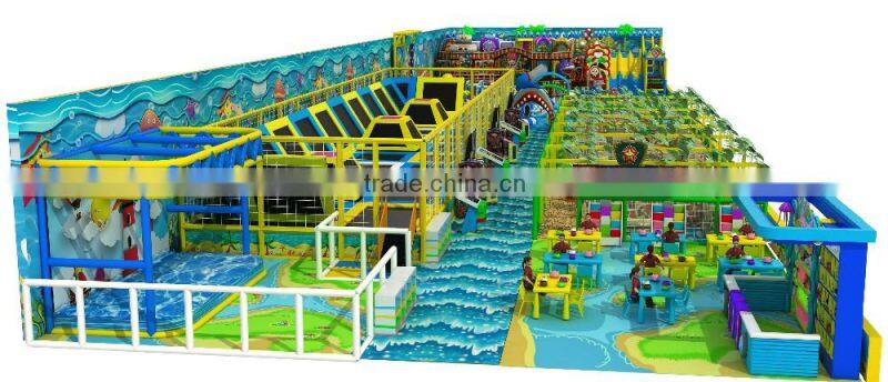 Fanshion new wooden pirate ship playground for kids play