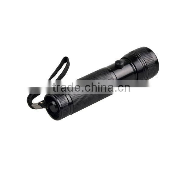 Aluminum Lamp Body Material and LED Light Source Blacklight Inspection UV LED Flashlight