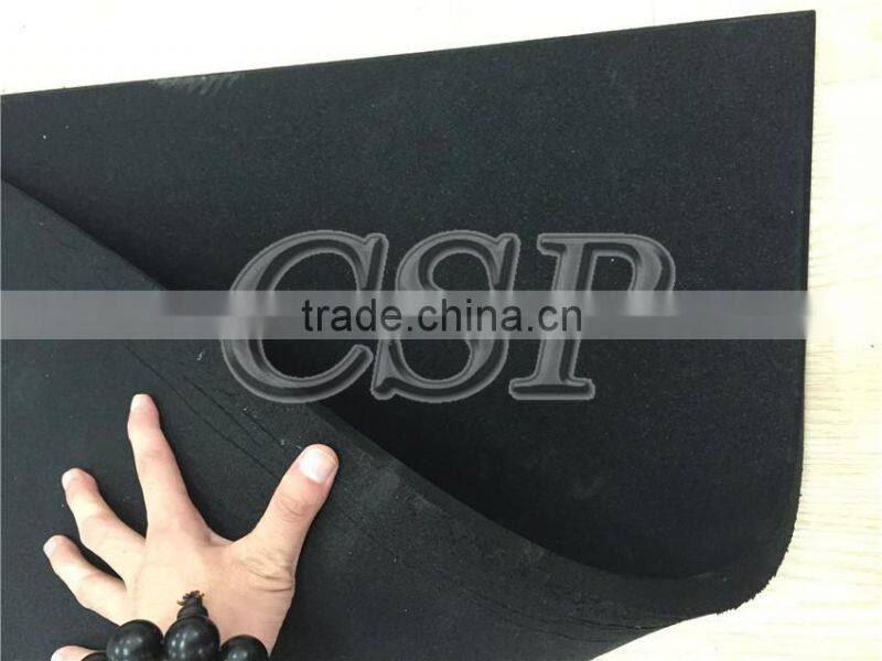 Outdoor safety and anti-slip crossfitrubber flooring gym rubber flooring tile