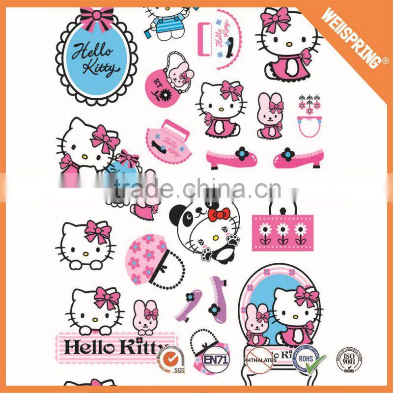 China manufacturer home decor animal customized foam songe puffy sticker