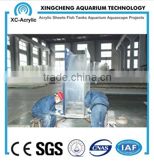 customized transparent jelly fish tank