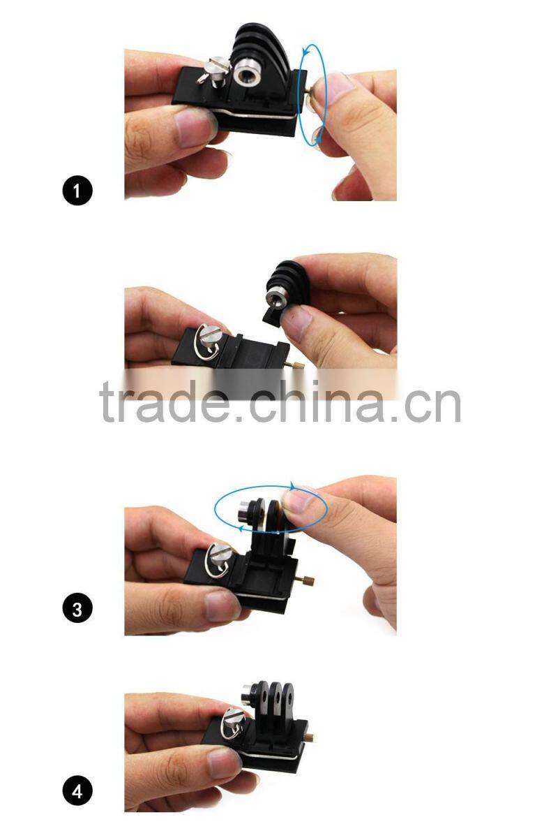 Multi funtional Aluminum Hat clip mount for Go Pro Hero3+/4, Go Pro Backpack clip mount system