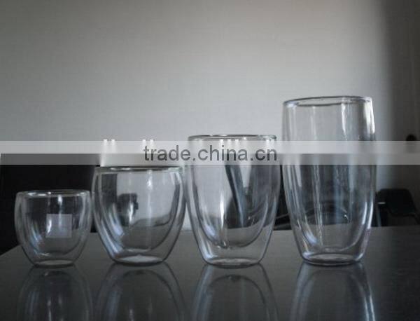 Economic hot-sale new style double walled beer glass mug