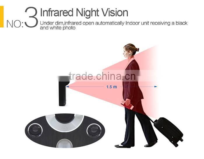 home wireless security alarm video door phone doorbell