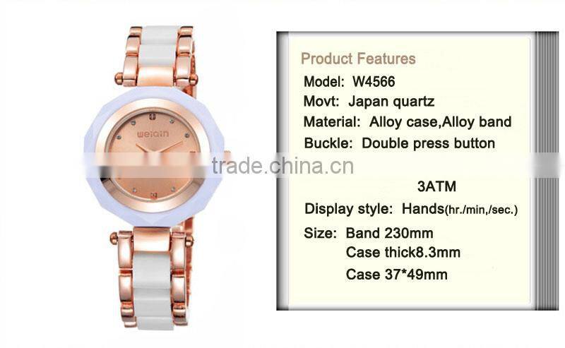 Japan movt quartz watch stainless steel back cheap women watches