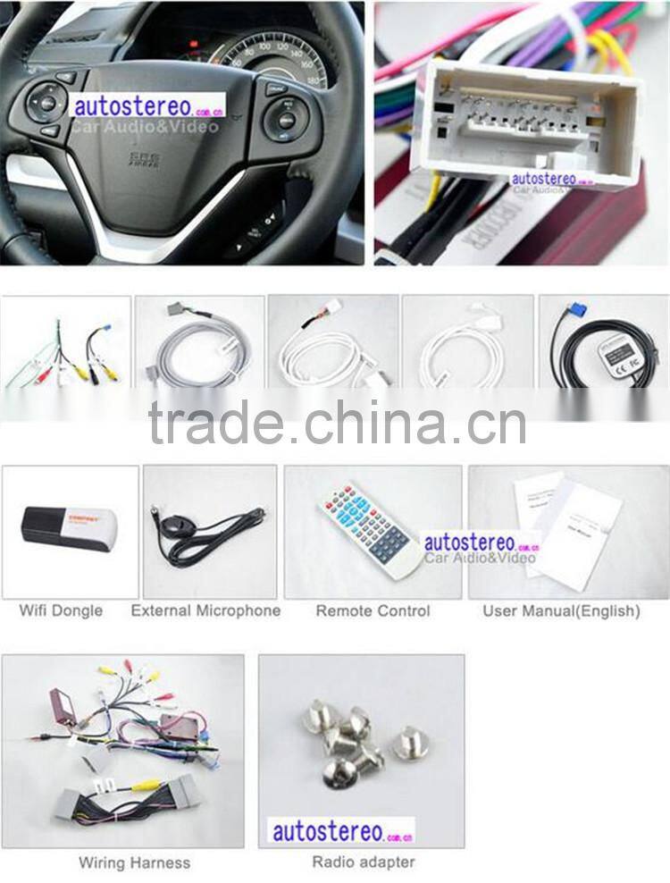 Autostereo Android Car GPS DVD Player WiFi 3G for CRV Car Radio Tuner CD Player MP3 MP4 Player