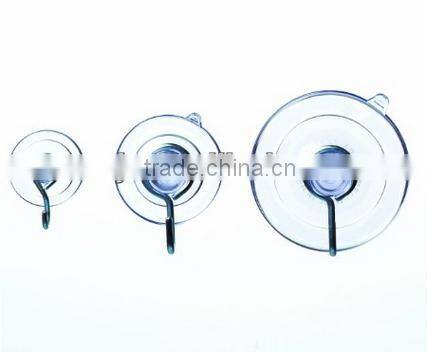 Clear 12-Pack Suction Cup Hook