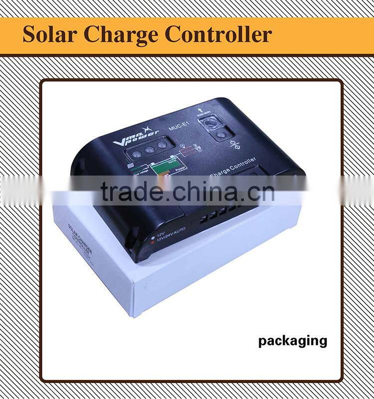 24v 80A PWM LCD solar charge Controller with USB