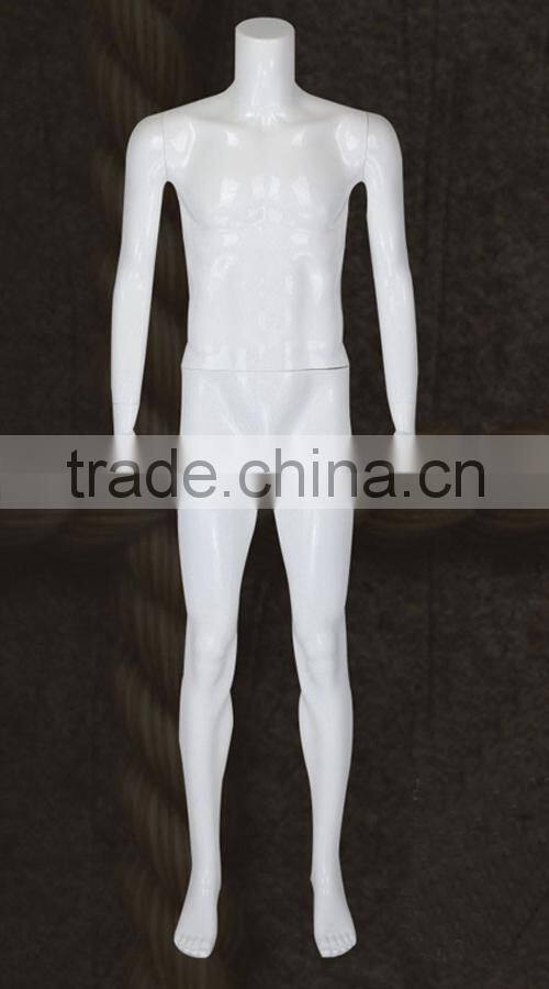 Headless model display plastic mannequin
