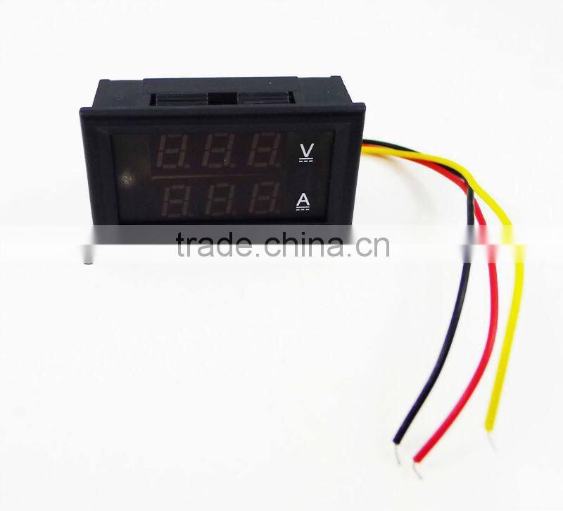 DC 4.5-30V 0-50A with shunt Voltmeter Ammeter Voltage Current Meter 12V 24V 50A