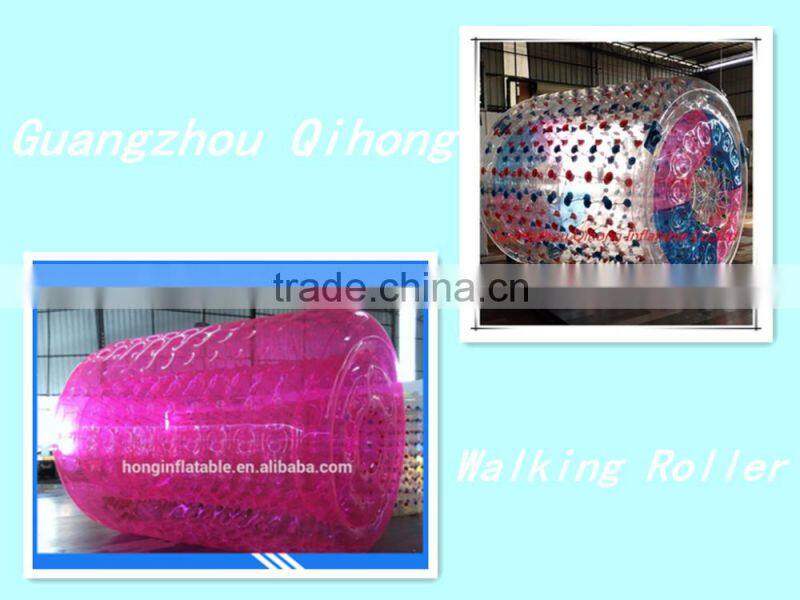 Guangzhou Qihong High quality PVC Material inflatable Water Roller For Lake