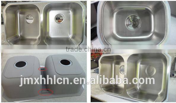 2015 hotsell 30/70 undermount stainless steel kitchen sink