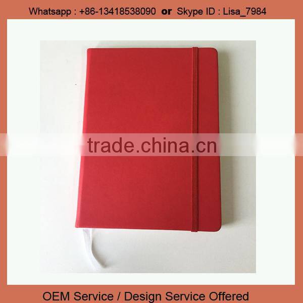 Custom notepad 80g paper inside 96 sheets with PU cover, paper notepad
