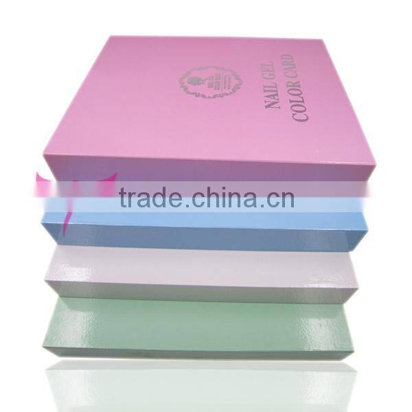 Factory OEM/ODM Nail Art Salon Color Chart Nail Gel Polish Display Book