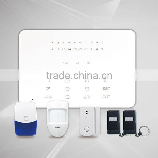 App RFID Tag 433MHz Gsm Wireless Burglar Alarms