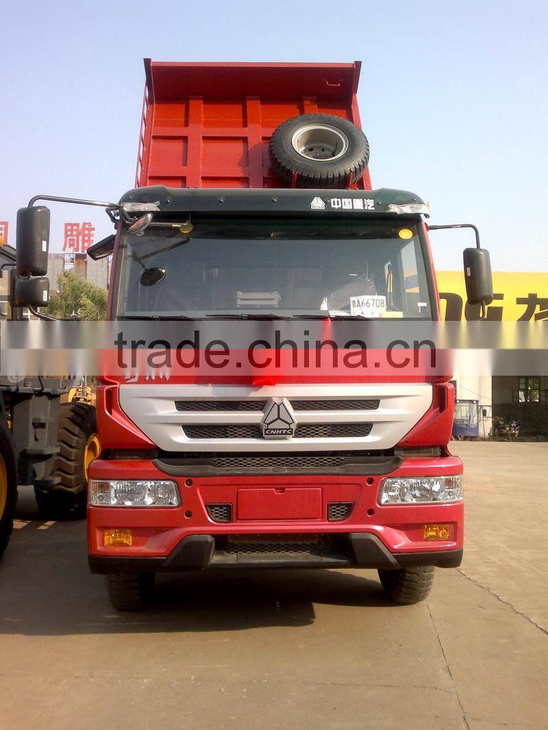 12CBM tipper truck from China SINO HOWO Yellow River 4X2, tipper dump truck