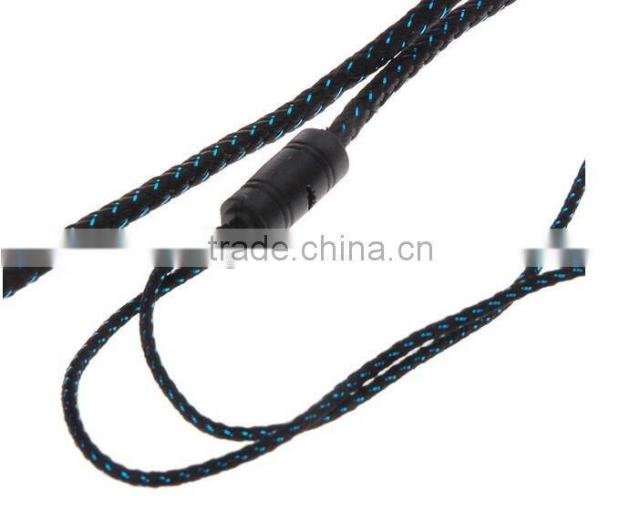 In Ear Earphone Earbuds Stereo Metal Braided Earphones 3.5mm Standard