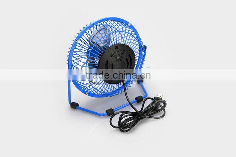 Mini fan usb 6 inch fan bronze plating premium quality office supplies in summer