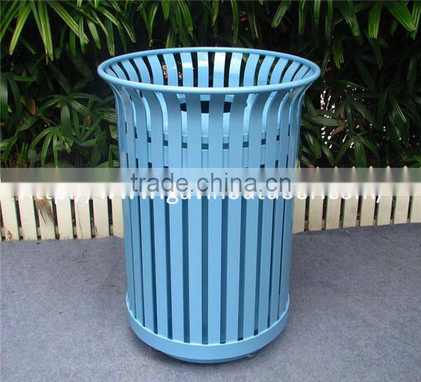 6 feet long powder coated metal outdoor bench with back