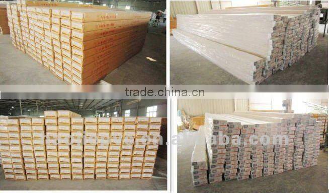 White clear plastic laminated wall panel