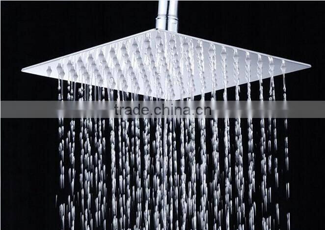 Stainless steel super thin rain shower head