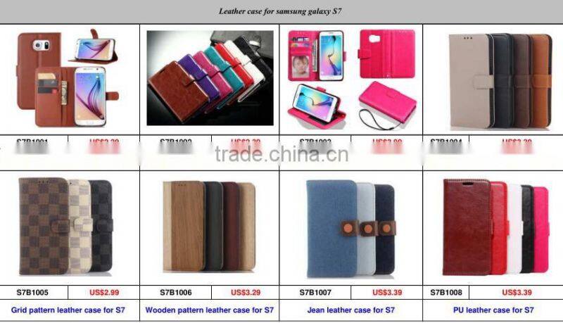 Solid color TPU soft case for samsung s7