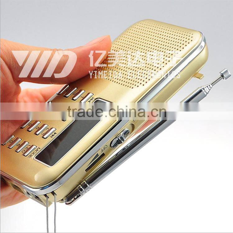 New arrived speaker 2015 portable usb player mini am fm radio