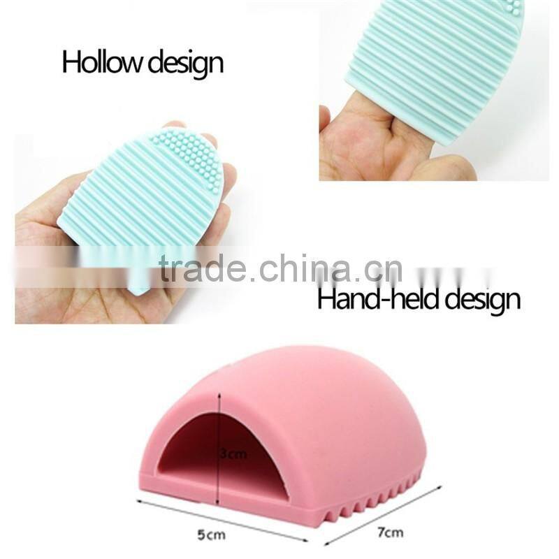 Silicone Makeup Brush Cleaner Brush egg shape Cleaning makeup Brush tools makeup brush cleaner