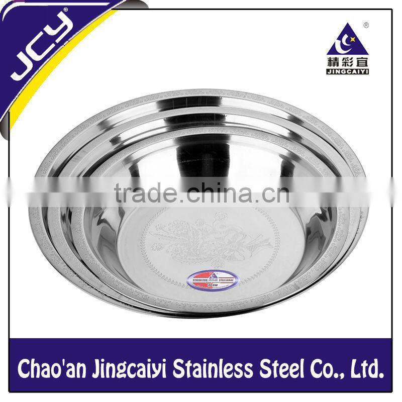 20-70CM Stainless Steel Dinner Plates