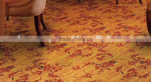 Luxurious Five Star Hotel Flooring commercial printed nylon carpet